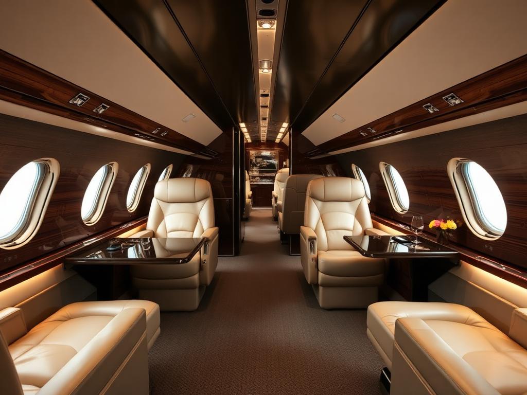 Heavy Jets luxury interior