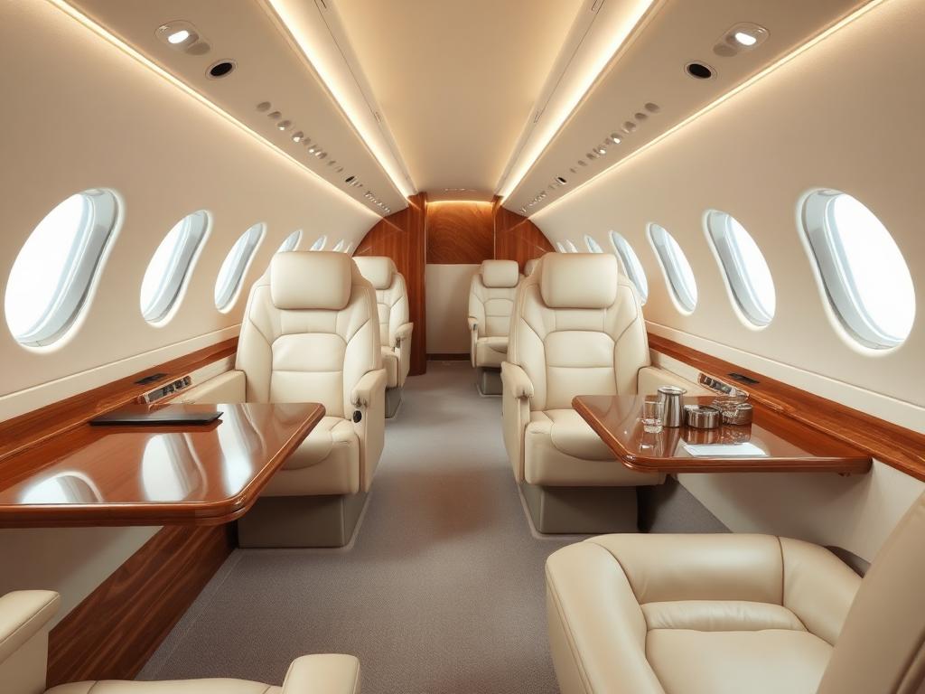 Light Jets luxury interior